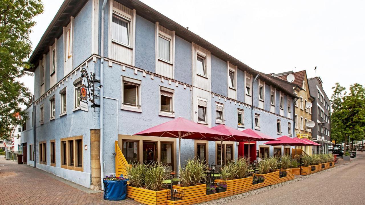 Hotel Scharfes Eck Muhlacker Exterior photo